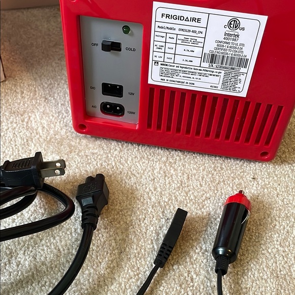 Frigidaire Red Mini Beverage Refrigerator - Picture 3 of 4